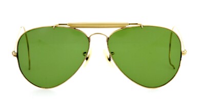 Vintage RAY-BAN B&L Outdoorsman 58mm 1/20 10K GF Gold Aviator