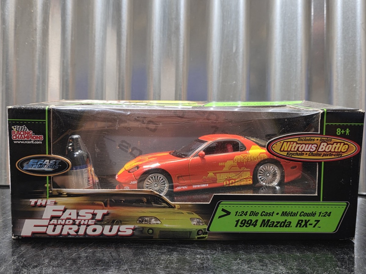 Racing Champions Fast And Furious 1994 Mazda RX-7 1:24 Car w