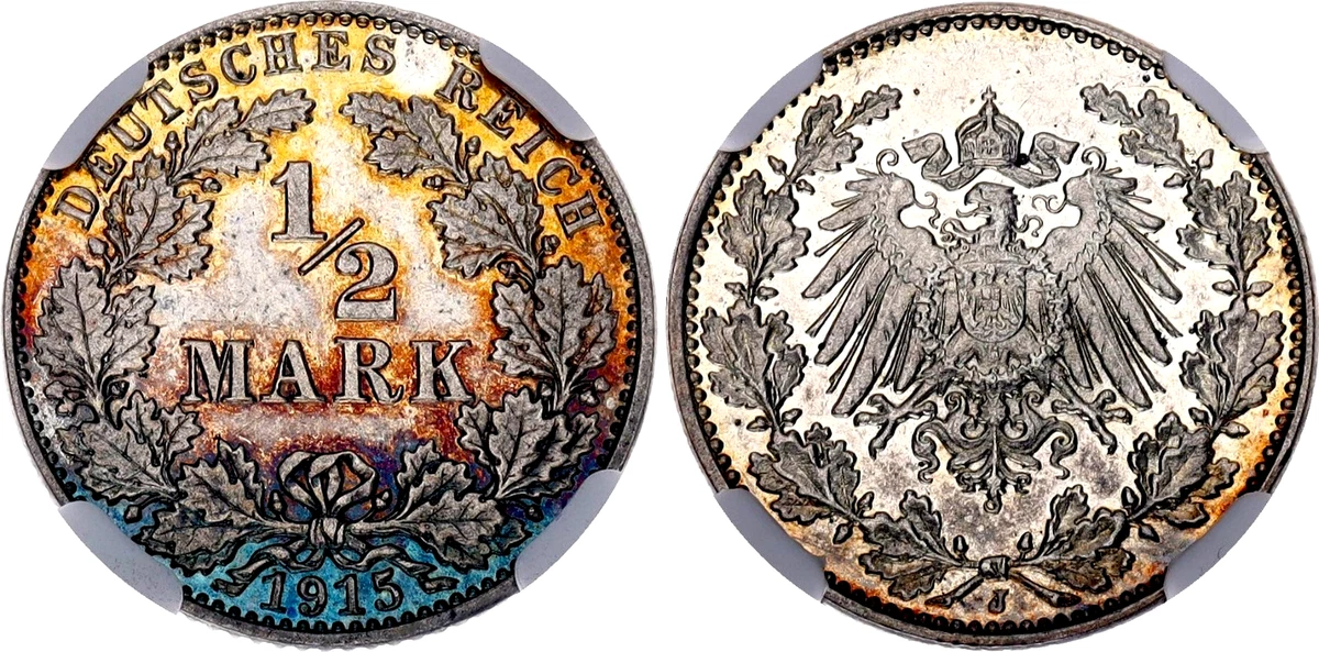 Silver 1915 Year German Empire Coins (1871-1918) for sale | eBay