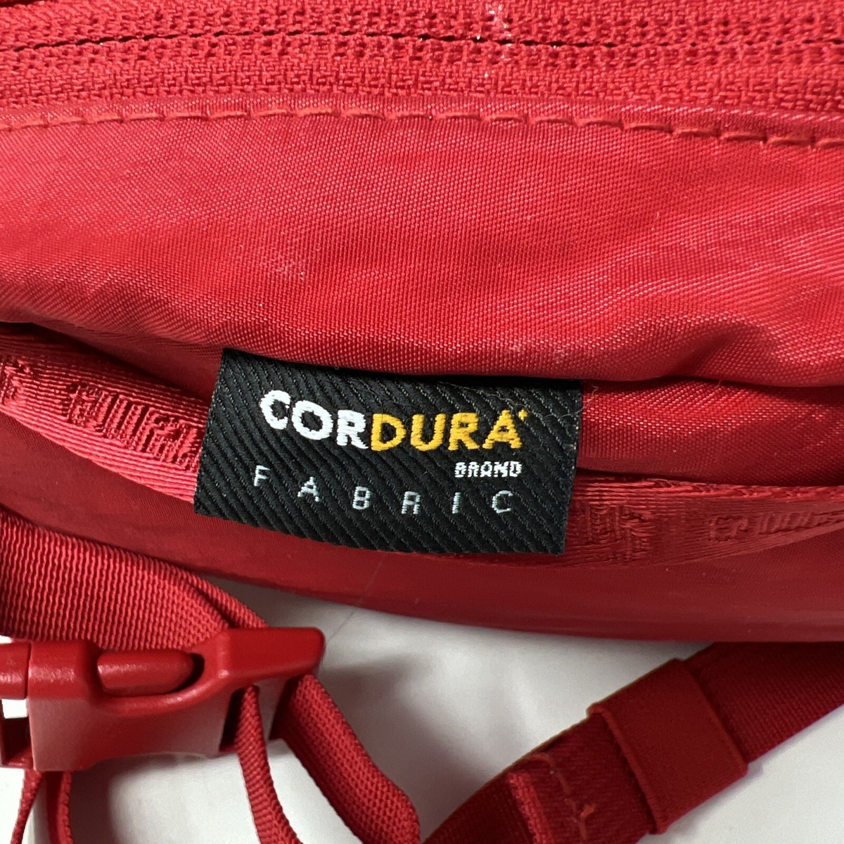 Supreme Cordura Waist Belt Bag Fanny Pack - Adjustable Strap Red