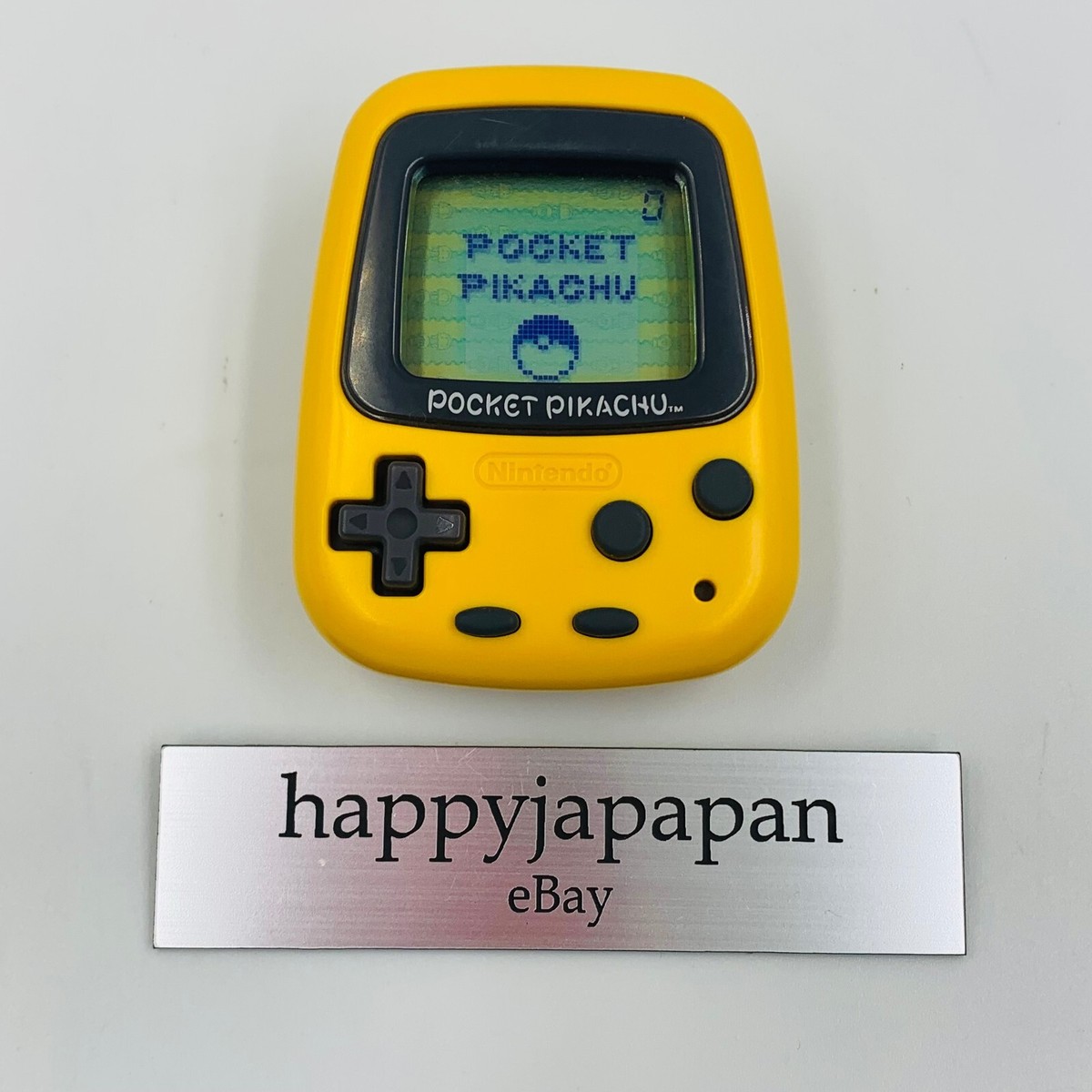 Nintendo Pocket Pikachu MPG-001 1998 Pokemon Pedometer Virtual Pet