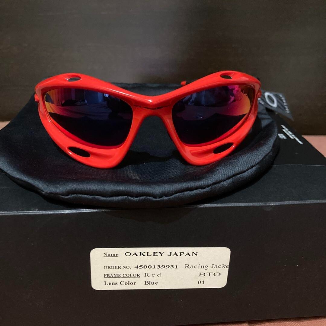 OAKLEY Racing Jacket sunglasses Eyewear Fashion Accessories