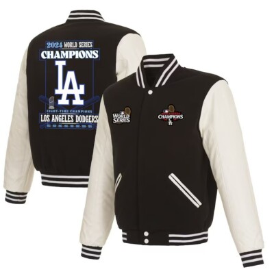 Los Angeles Dodgers World Series Champions Fleece & PVC Leather
