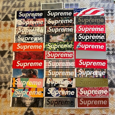 Supreme Box Logo Stickers Bulk Need Gone *ANY 4 to Get 25% Off* | eBay