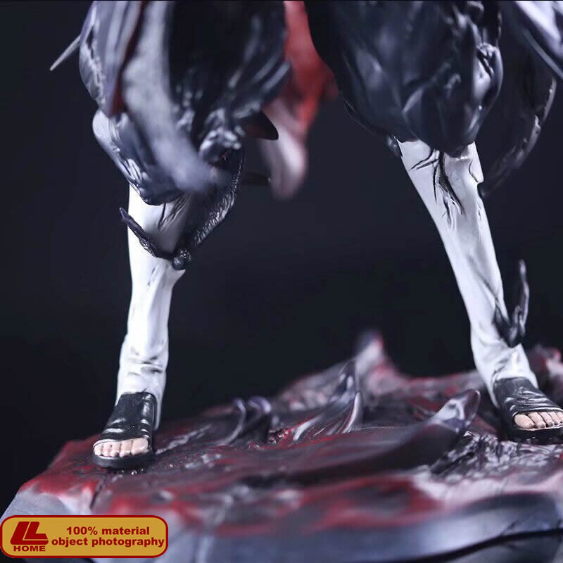 Anime Ninja Shippuden Akatsuki Uchiha Itachi Crow Stand Figure Toy