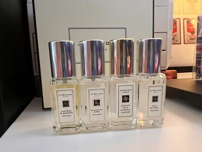 Set of 4 Jo Malone 0.3 fl oz 9 ml Cologne Spray Travel Size New