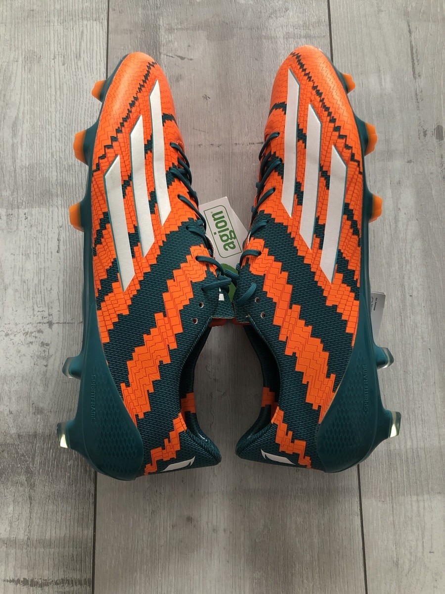 Adidas Adizero F50 Rare Messi FG Orange Football Soccer Cleats