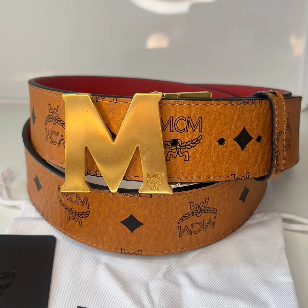 MCM Brown Belts for Men for sale | eBay