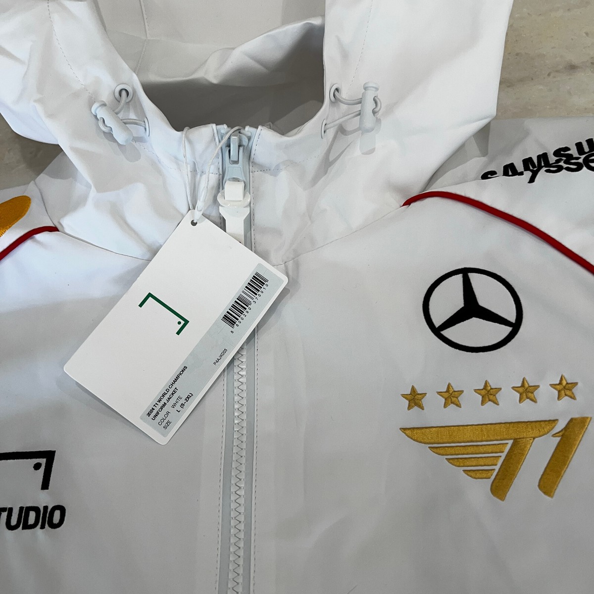 Goal Studio T1 2024 Uniform World Champions Jacket White Marking
