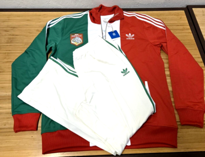 Vintage Adidas Mexico Track Jacket Set World Cup Soccer Size 2XL