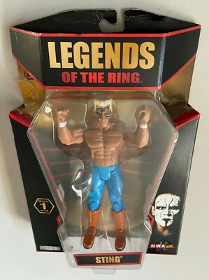 TNA Wrestling Legends of The Ring Series 1 Action Figure Sting NWA