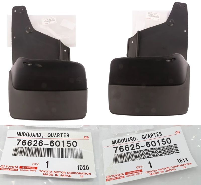 Toyota Lexus Genuine LX470 UZJ100 Rear Mud Guards Flaps 76625