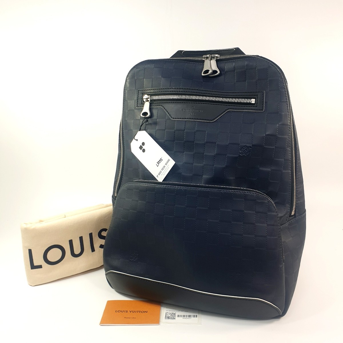 TARIFF FREE Authentic Louis Vuitton Damier Infini Avenue Backpack