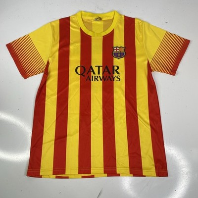 Barcelona Jersey #11 Neymar Jr. Soccer Football Shirt Red Yellow