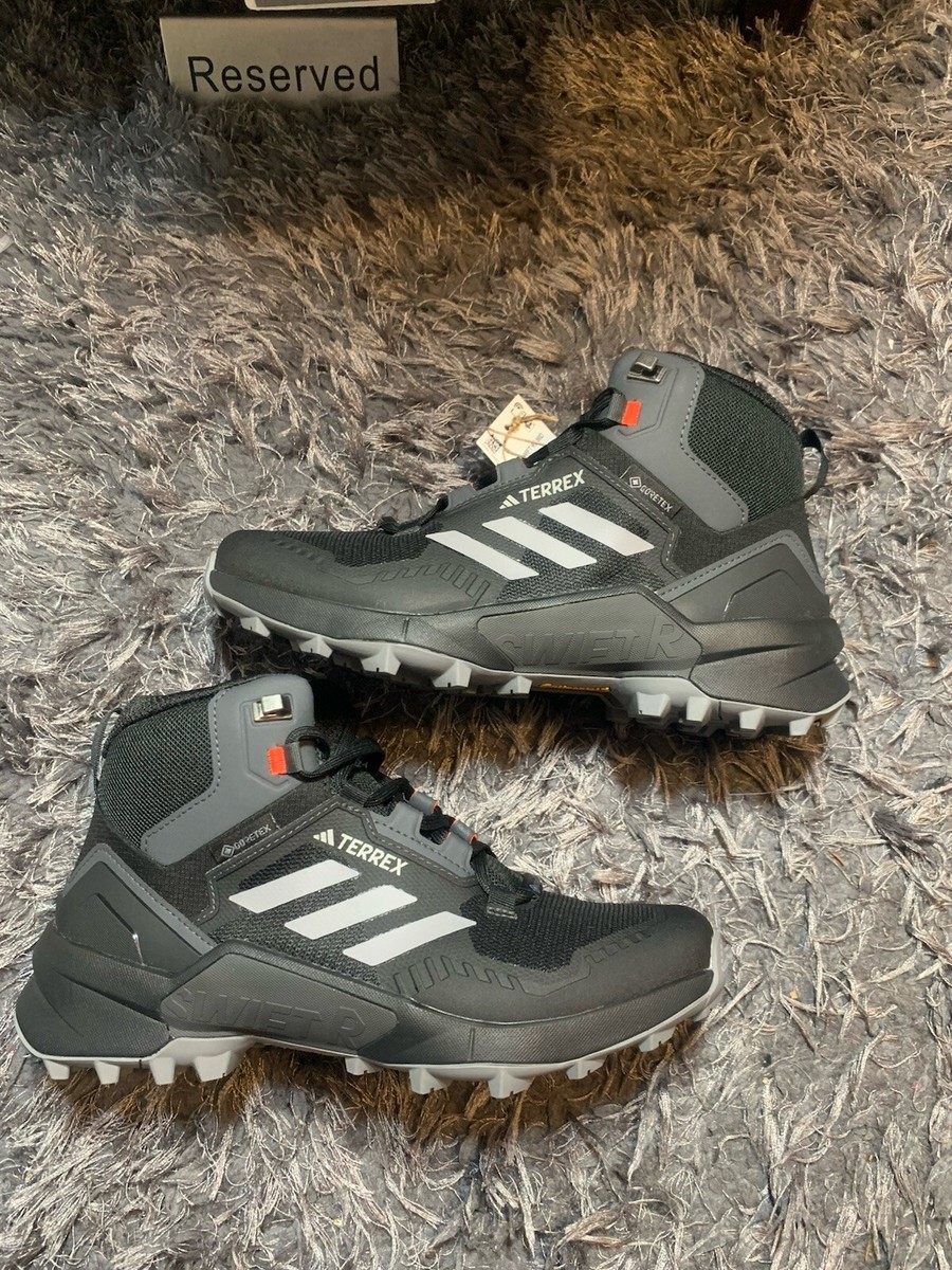 Size 6 - Adidas Terrex Swift R3 GORE-TEX Mid Black Grey for sale