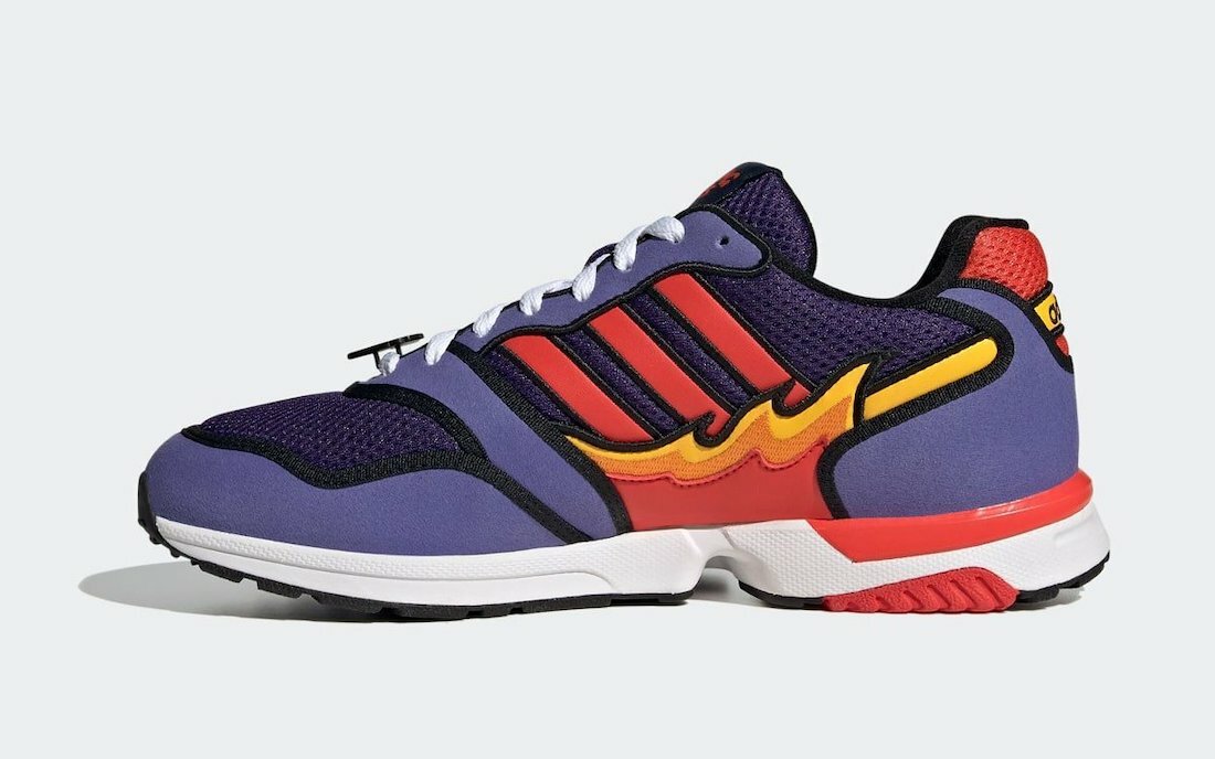 Adidas ZX 1000 The Simpsons Flaming Moes H05790 Fashion Shoes | eBay