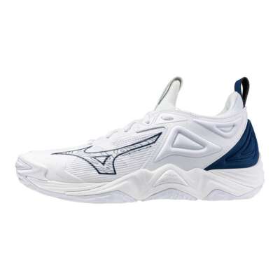 MIZUNO Wave Momentum 3 V1GA2312 57 White Navy Width 2.5E