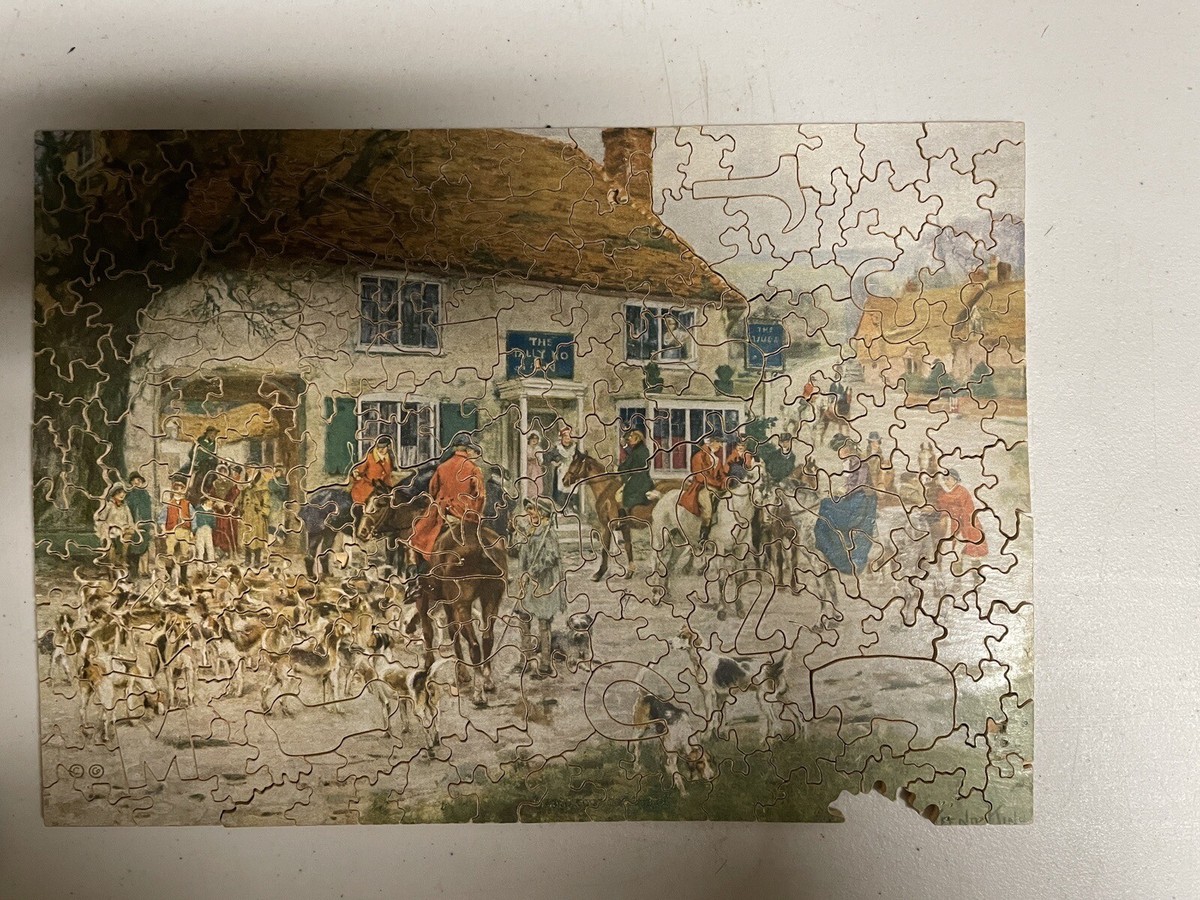 MILTON BRADLEY CO. アメリカ製 アンティーク ジグソーパズル MILTON