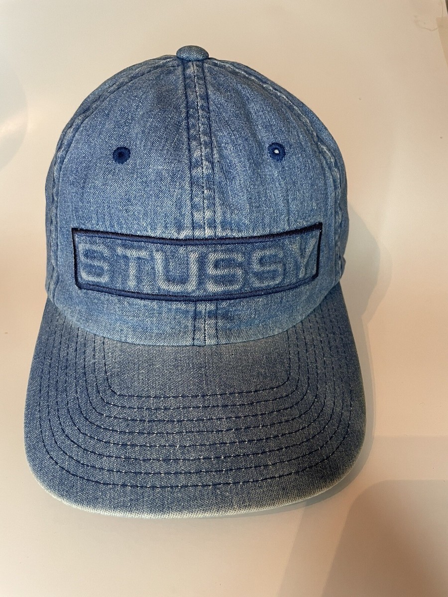 帽子 STUSSY Contrast Stitch Denim Strapback STUSSY Contrast Stitch