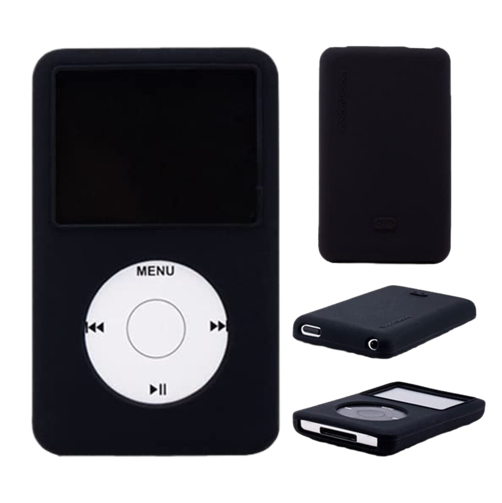 For iPod Classic 80GB/120GB/160GB Silicone Rubber Soft Skin Sleeve