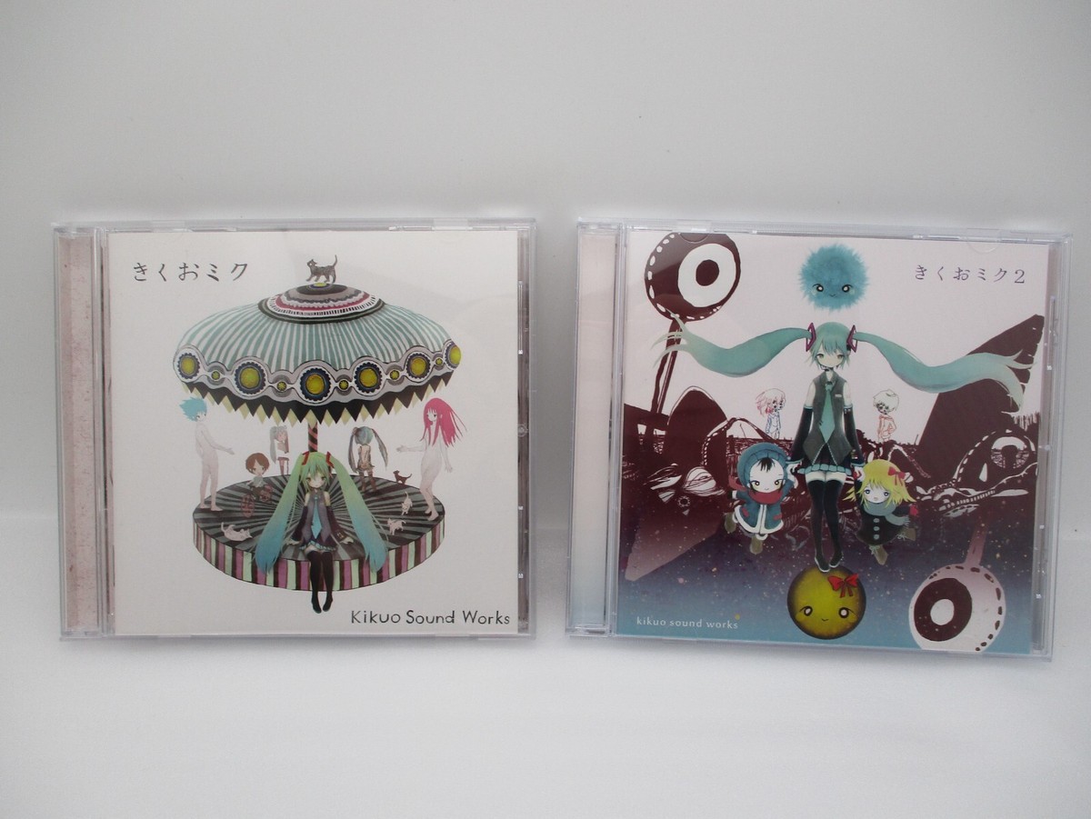 Kikuo CD KIKUO MIKU 1 & 2 2CDs Hatsune MIKU Japan vocaloid Kikuo