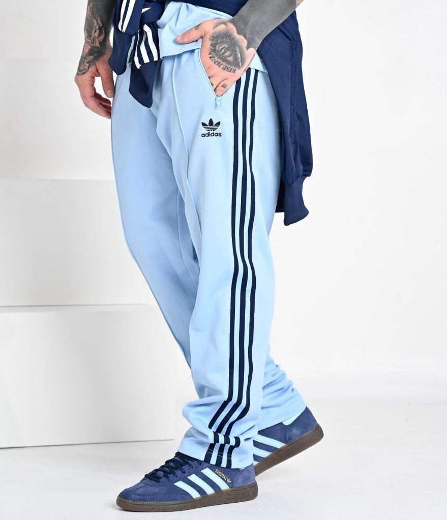 NEW MENS ADIDAS ORIGINALS BECKENBAUER TREFOIL TRACKSUIT PANTS