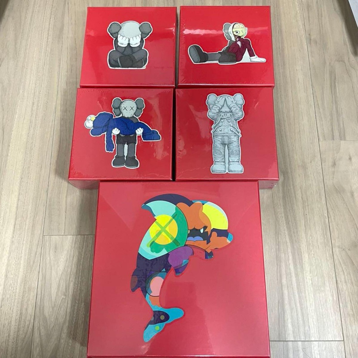 kaws パズル 5種セット kaws tokyo first Kaws Tokyo First kaws