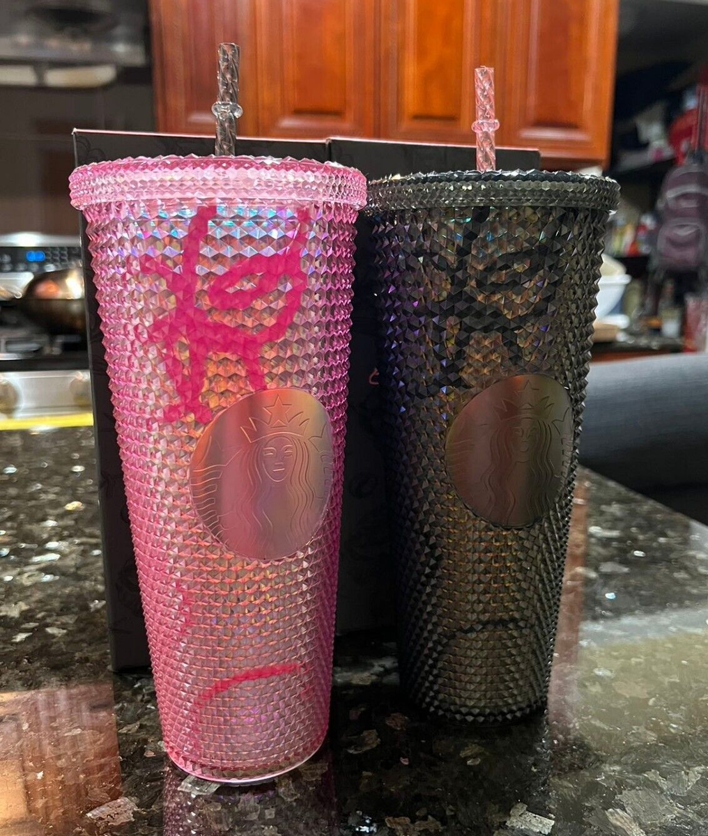 2024 Starbucks X Blackpink Tumbler 24oz Bling Cold Cup Valentine
