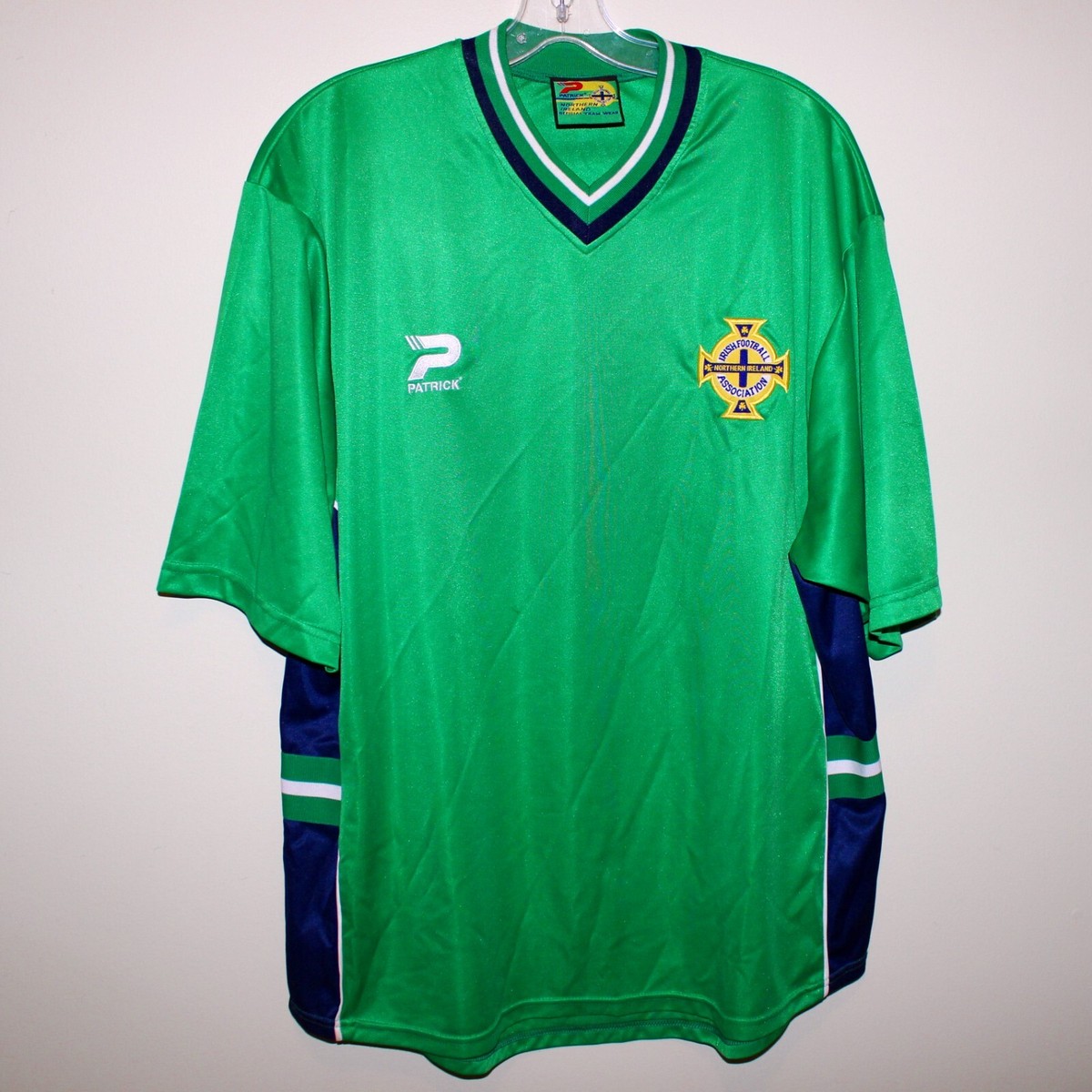 mint unworn Patrick Northern Ireland 2002-03 home football shirt