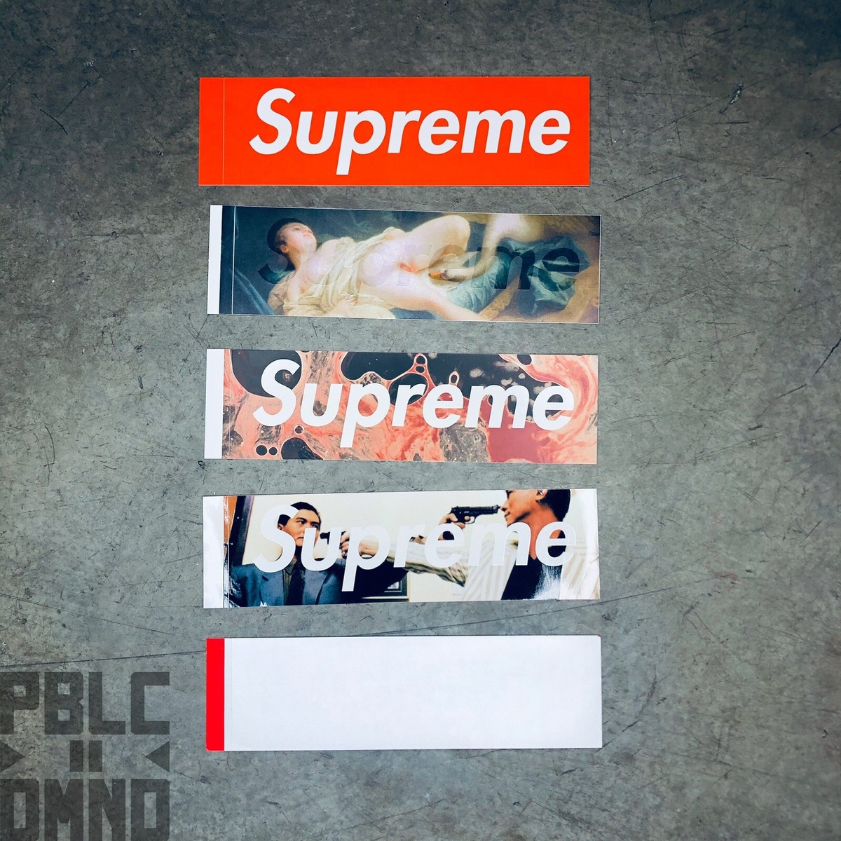 Supreme Special Box Logo Sticker Set Of 5 100% Authentic FW17-FW19
