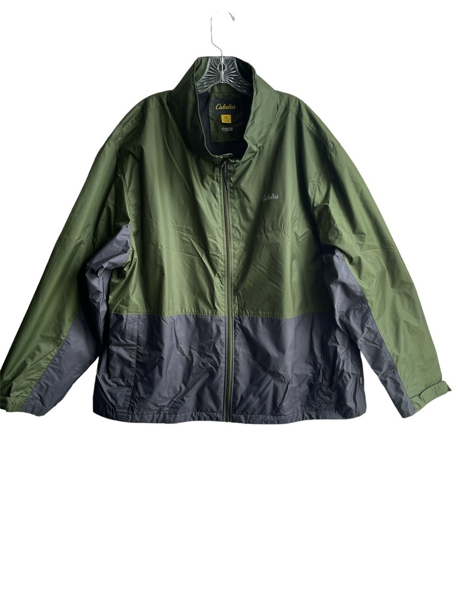 Cabela's Green/Purple Hooded Windbreaker 4Most Repel Jacket, Men's