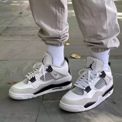 Size 9 - Jordan 4 Retro Mid Military Black for sale online | eBay