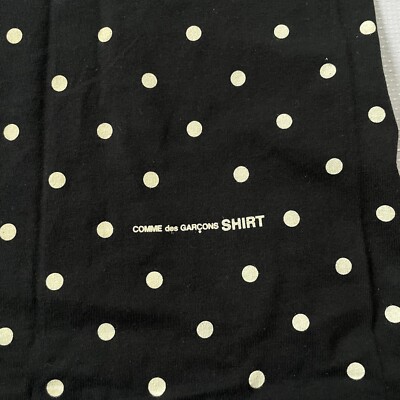 RARE Supreme x Comme Des Garcons Black Polka Dot T-Shirt Size L