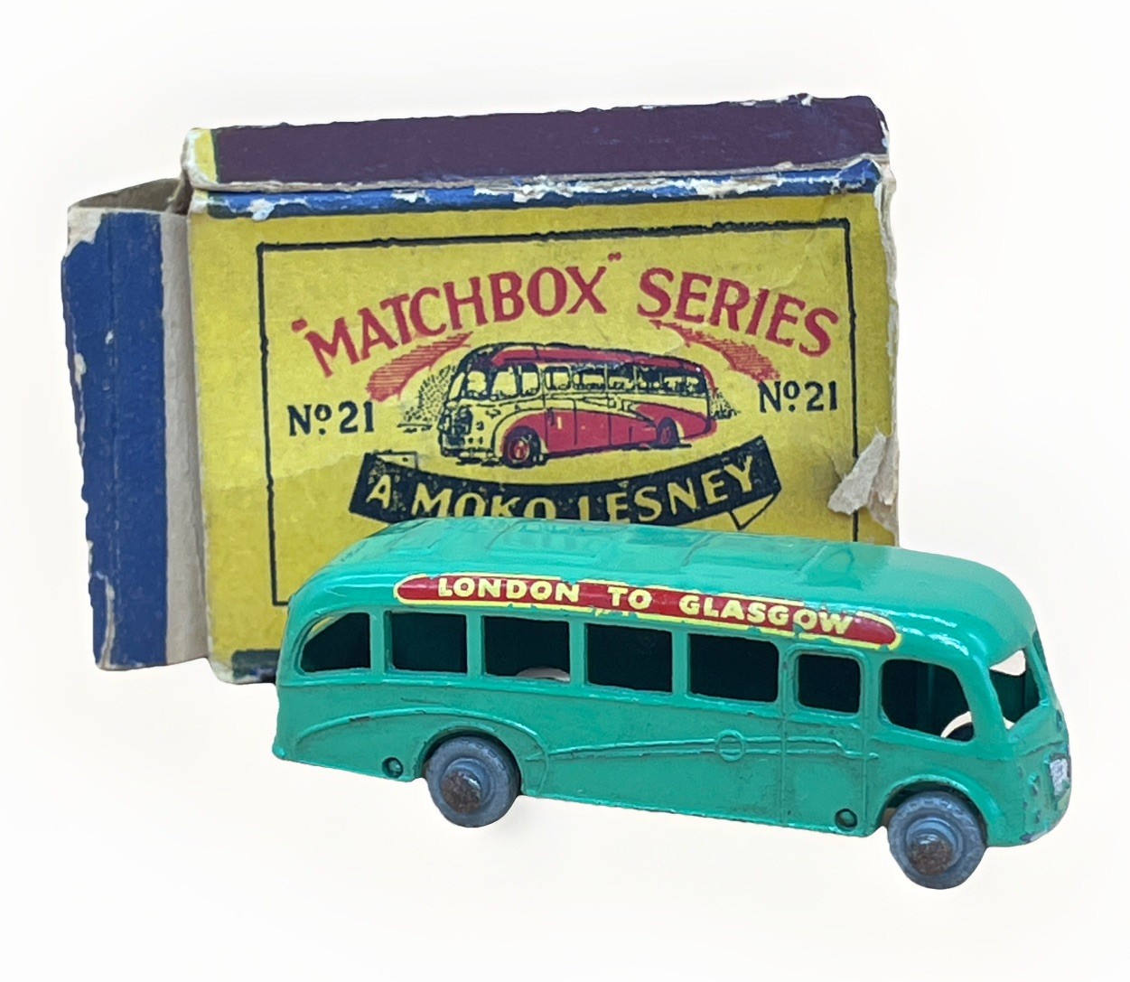 Matchbox 21b, Bedford Coach - Free Price Guide & Review