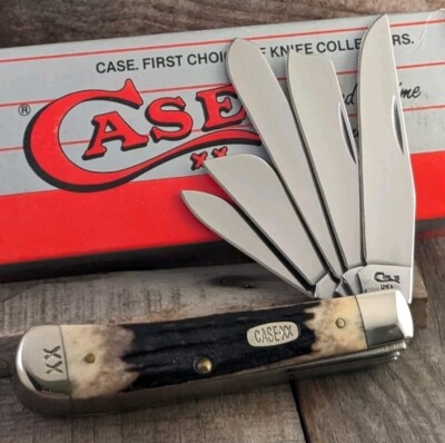 1996 Case XX Genuine FAT Midnight Stag 4.25