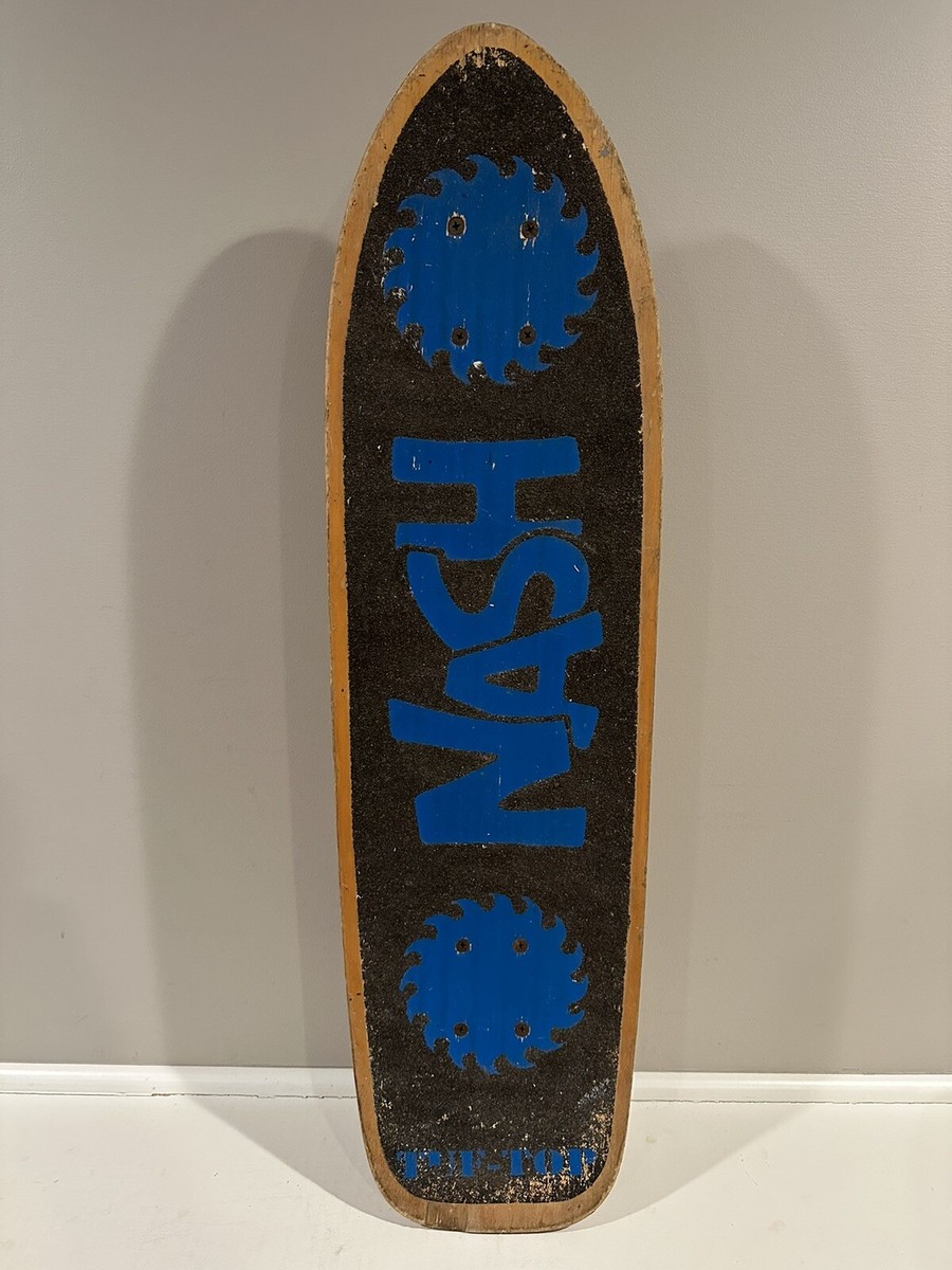 Vintage Nash Tuf Top Sawblades 1980s Skateboard Cruiser Blue | eBay