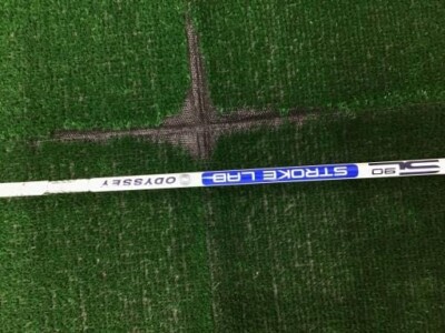 Odyssey Ai-ONE MILLED TRI-BEAM DOBLE WIDE T CH / 34 inch Putter