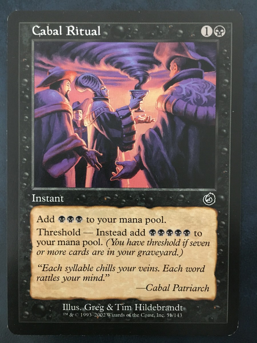 Cabal Ritual (NM) - Torment - English Magic MTG - Commander EDH | eBay