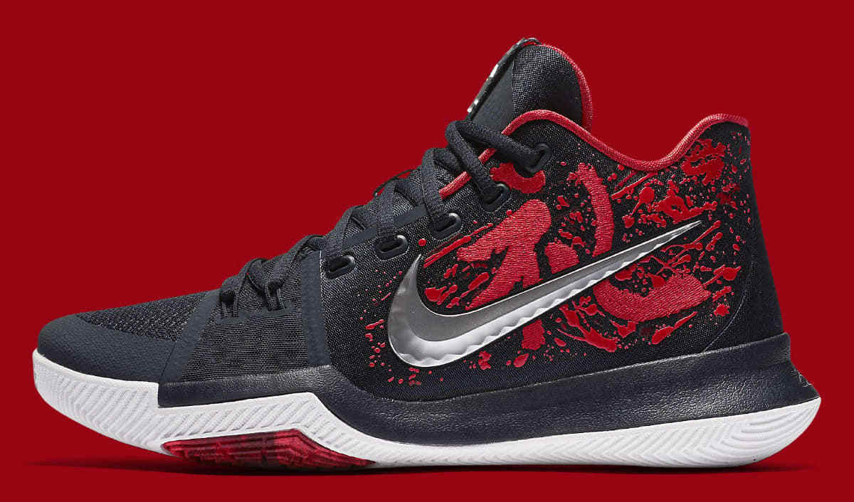 Nike Kyrie 3 Samurai Christmas Mystery Release QS Size 16. 852395