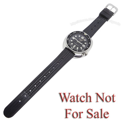19mm 20mm SOFT Waffle Watch Band for Vintage Seiko 6105 6217 Diver