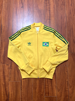 Adidas Brazil World Cup Track Jacket Full Zip Womens Size Medium