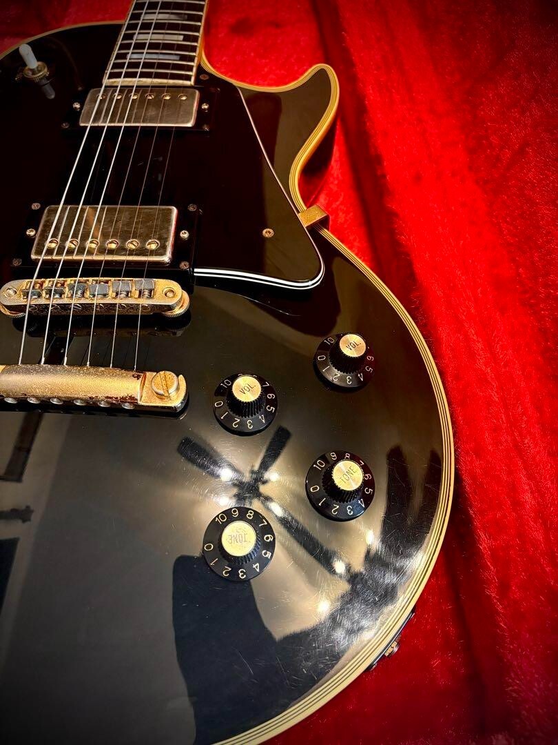 Greco EG-1000 Les Paul Custom Black 1978 Japan Vintage Guitar W/ U