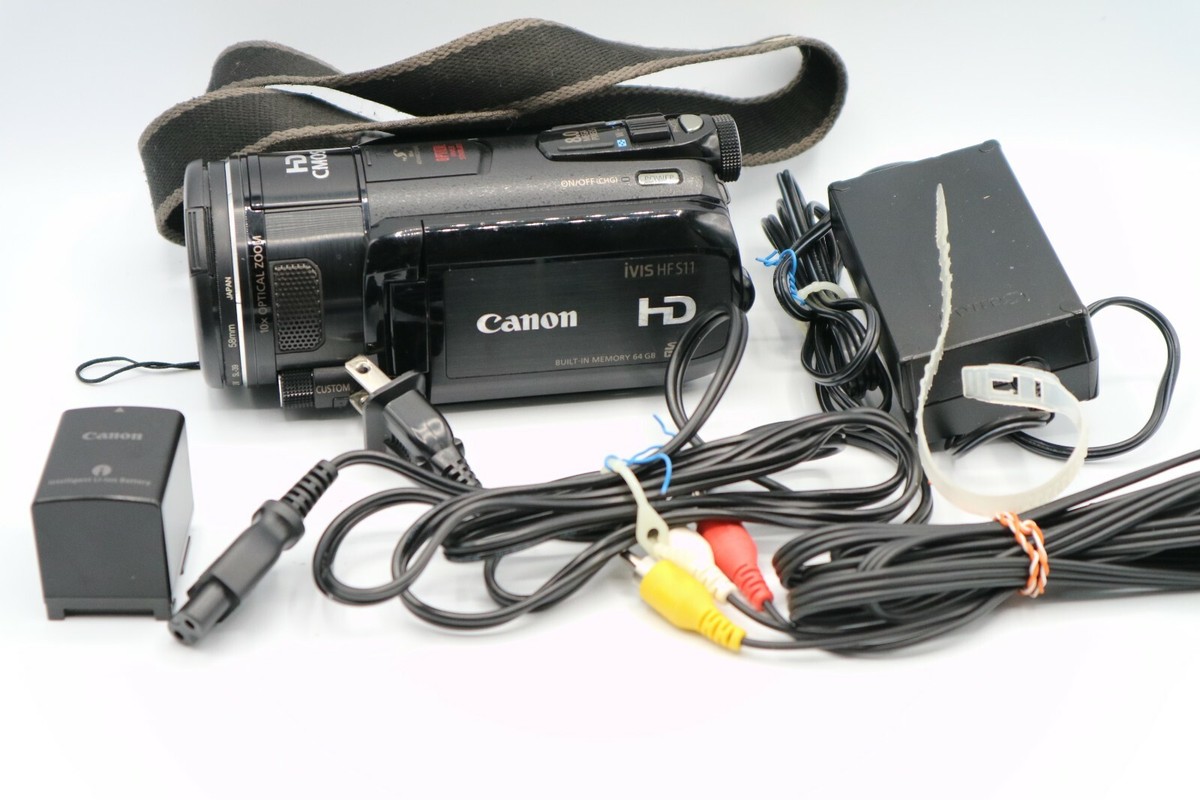Canon iVIS HF S11 64GB Pro HD Camcorder | eBay