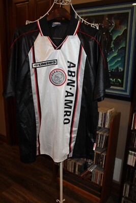 Vtg Umbro Ajax ABN Amro Amsterdam Soccer Football Jersey Mens L sz