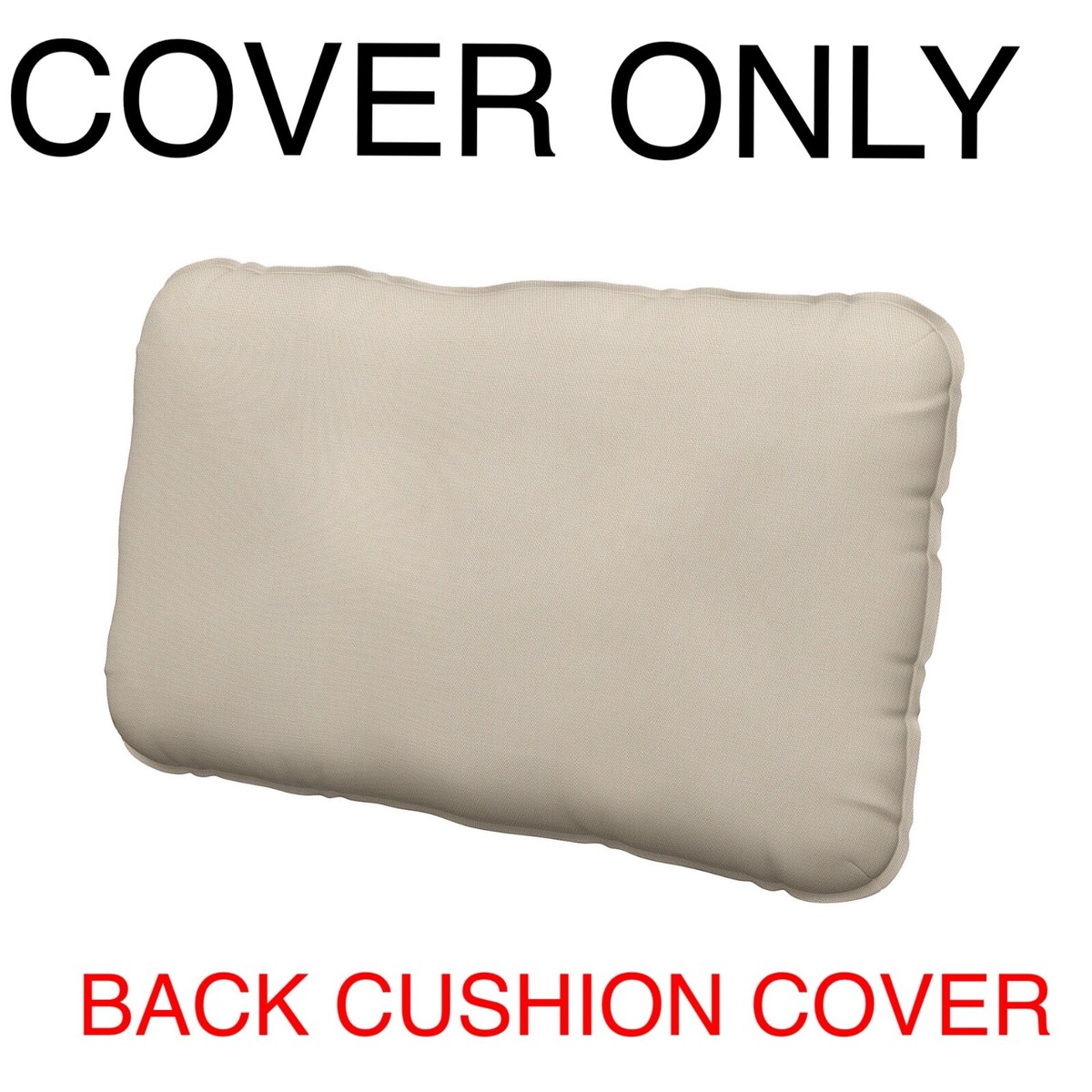 Ikea VALLENTUNA COVER SLIPCOVER for Back Cushion ORRSTA BEIGE | eBay