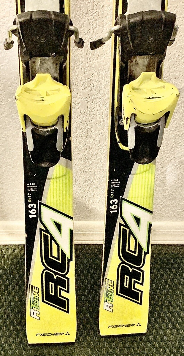 Fischer RC4 R-Tune World Cup GS Racing Skis - 163cm With Fr11