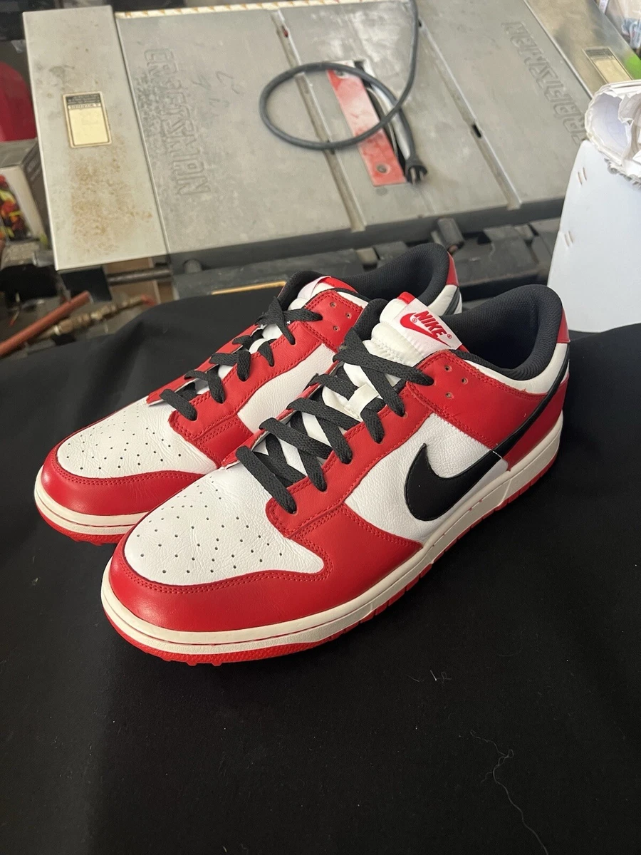 NIKE DUNK CHICAGO ゴルフシューズ US8 Nike Dunk NG Golf Red White