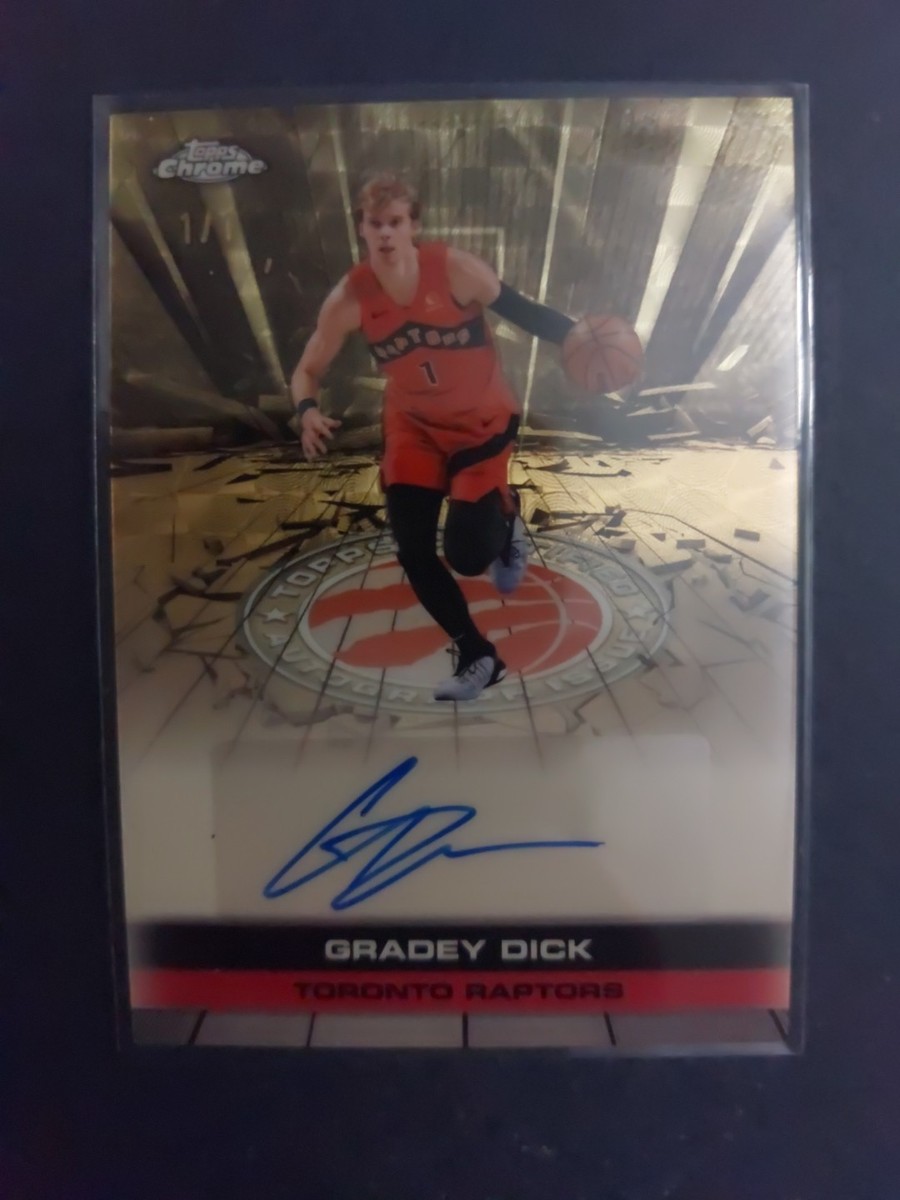 2025-26 Topps Chrome Gradey Dick #TAU-GD Autograph SUPERFRACTOR 1
