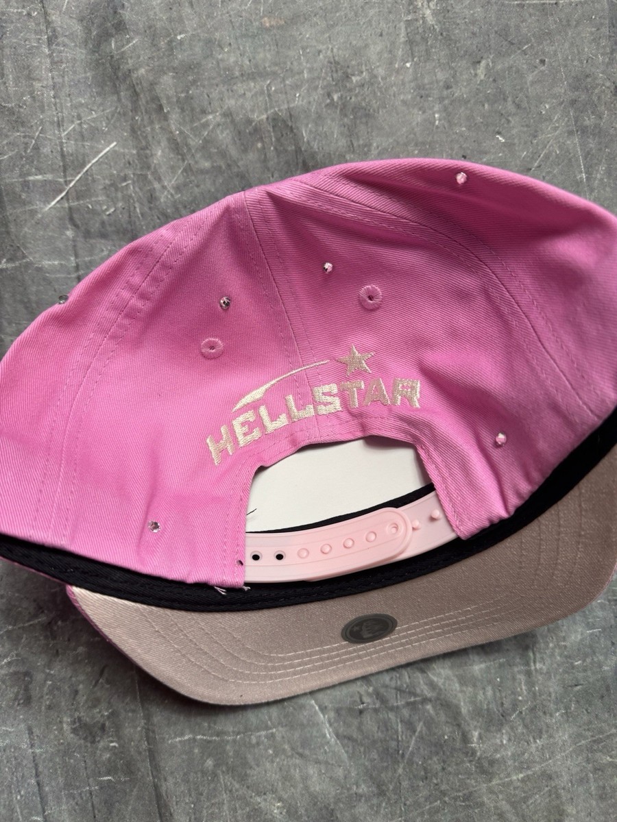 Hellstar Rhinestone Logo Hat In Pink - NEW! | eBay