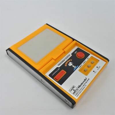 LCD SNOOPY Game Watch SM-91 Panorama screen Tested Nintendo 1101